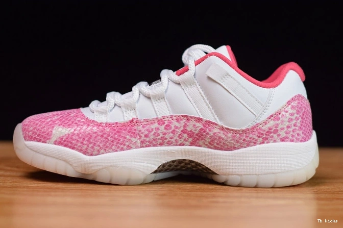 Cheap TBK AH7860-106 Jordan 11 WMNS Pink Snakeskin Low Air 0705